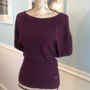 Guess top plum in color size XS